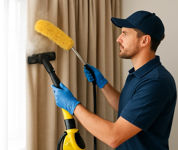 Trusted drapes cleaning technician Matty Curtain Cleaning mount-wallace-vic QLD