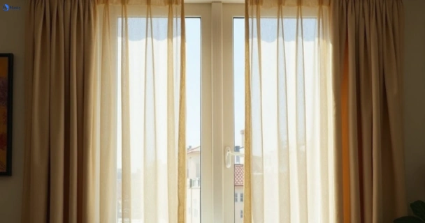 Dull dusty drapes in mount-wallace-vic before professional cleaning